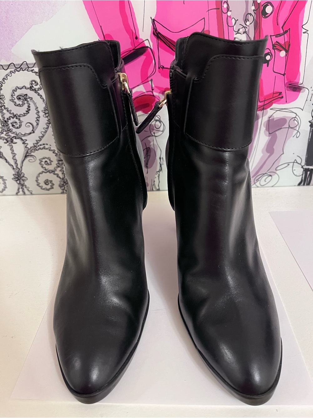 Tod's Stunning Black Leather Ankle Boots • Size 40 (US 9-9.5) • Worn 2x!